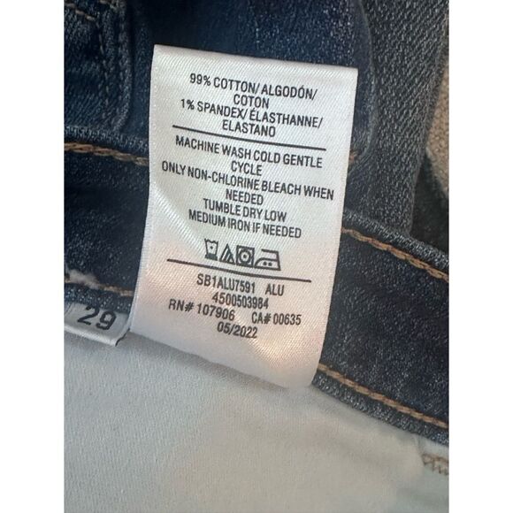 Hudson Jeans Women's KASS High-Rise Distressed Denim Biker Shorts, SZ 29 - Picture 8 of 11